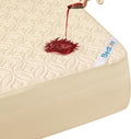 BEDLORE Waterproof Mattress Protector, Twin XL Size Mattress Pad with Deep Pocket 6"-15" Depth, Soft Breathable Bed Mattress Cover for Bedroom, College Dorm (Beige)