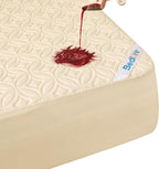 BEDLORE Waterproof Mattress Protector, Twin XL Size Mattress Pad with Deep Pocket 6"-15" Depth, Soft Breathable Bed Mattress Cover for Bedroom, College Dorm (Beige)