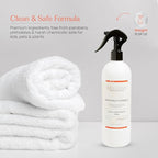 FIELD FLEUR Grapefruit Pomelo Linen & Room Spray 15.5 oz - Aromatic & Refreshing Bedding & Fabric Mist - Air Freshener for Clothes & Sofas - Notes of Grapefruit, Peach, Mint & Cassis - Made in USA