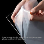 BYCY 2 Tier Clear Acrylic Display Stand Cupcakes Holder, Dessert Display Riser for Great Event, Birthday Party, Wedding Party ( 1 Pack - 16" X 6.9" X 4.25" )