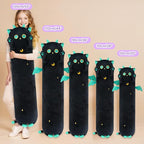 Mewaii Long Cat Plush, 5 Sizes, 120% Extra Filling Giant Plushness Kids Body Pillow, Kawaii Cute Big Eyes Stuffed Animal Plushie, Big Long Body Pillow Cat Plush Gift for Girls 20'