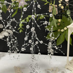 12pcs Pearl String for Wedding Centerpiece, Vase Filler and Decor for Floating Candles - Silver