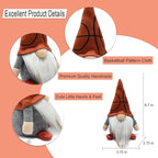 Little Basketball Gnomes Plush Ornaments Cute Swedish Tomte Nisse Dwarf Gnome Doll Sports Game Fans Gifts Tiered Tray Home Decoration