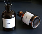 WEALD TRIBE Reed Diffuser Set for Bathroom Decor, Sticks Diffuser with Essential Oils Included | Ocean Scent 4.0 fl oz Fragrance Oil | Defusers for Home Living Room Shelf Decor Apartment Essentials