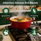6PCS Simmer Pot Potpourri, Mixed Flavors Simmer Pot Mix with Natural Ingredients, A Mixture of Herbs, Salt & Dried Fruit for Home Fragrance Odor Removal, Holiday(One Pack(6 Pcs))