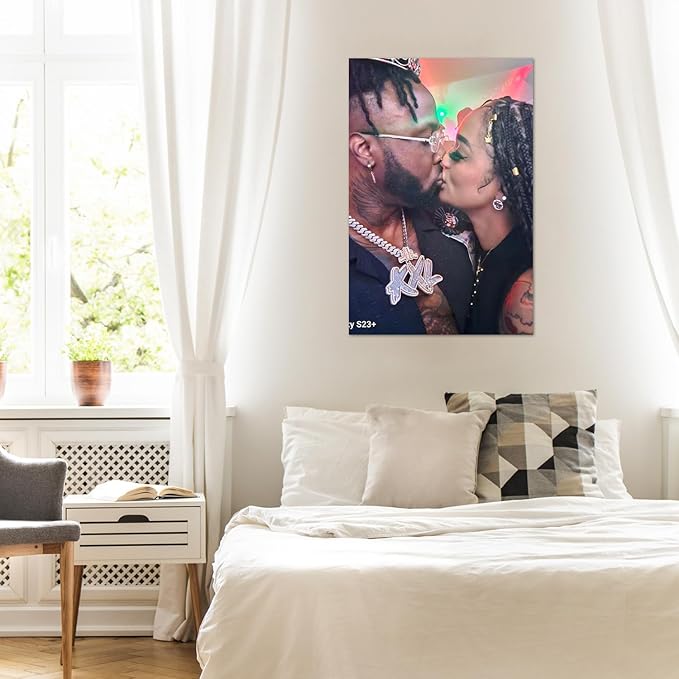 YXIMOX Custom Canvas Prints with Your Photos, Personalized Wall Art, Home Decor,Custom Canvas Print, Made in USA(15"x24", Unframed)