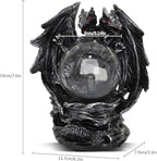 Plasma Ball Lamp Touch Sensitive,Party Magical Electrostatic Red Color Crystal Ball for Halloween (Evil Dragon)