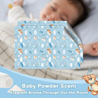 SCENTORINI Baby Powder Scented Drawer Liners, 6 Sheets Fragrant Paper Liners Non-Adhesive Paper Sheets for Home Closet, Dresser Drawers, for Home Fragrance