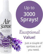 Air Scense Air Freshener Deodorizer Room Spray for Bathroom & Home, Essential Oils, Natural Lavender- 7 fl oz (12 Pack)