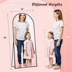 Full Length Mirror, 59" x 18" Arched Full Body Mirror Large Standing Floor Mirrors, Mirrors for Bedroom, Bathroom, Living Room Standing or Wall Leaning, Black