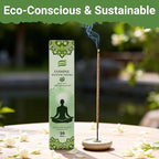 Jasmine Incense Sticks Natural - 16 Sticks Handcrafted Jasmine Sticks for Relaxation, Meditation, Yoga, Spiritual Purification & Home Ambiance | inciensos aromaticos para la casa
