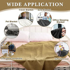 Newwiee 24 Pcs Fleece Throw Blankets Bulk 50'' x 60'' Oeko-tex Standard 100 Certified Spring Outdoor Wedding Guest Blankets Lightweight for Sleepover Donation Lap Pet Sofa Home (Multicolor)