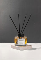 Blooms by Night (Patchouli & Sandalwood) Reed Diffuser Set - Luxury Fragrance Reed Diffusers for Home, Office & Bathroom Décor - Long-Lasting Scent with Non-Toxic Oils (5.63 oz)