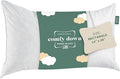 ComfyDown Decorative Throw Pillow Insert, Down and Feather Fill, 100% Cotton Cover, 233 Thread Count - Made in USA (14 X 28)