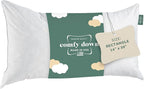 ComfyDown Decorative Throw Pillow Insert, Down and Feather Fill, 100% Cotton Cover, 233 Thread Count - Made in USA (14 X 30)