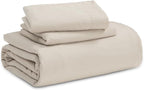 Bedsure Duvet Cover King Size with Fitted Sheet - 4 Pieces Prewashed Polyester Extra Soft Bedding Set, Includes 1 Duvet Cover 104''x90'' with Zipper Closure, 2 Pillow Shams, 1 Fitted Sheet, Linen