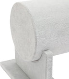 Juvale Velvet Headband Holder Stand - 12.2 x 6.5 x 6.7 Inches, Gray Velvet - Hair Accessories Organizer & Headband Rack - Bracelet Display & Jewelry Stand