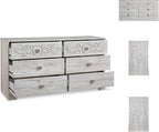 Signature Design by Ashley Paxberry Boho Dresser, Whitewash