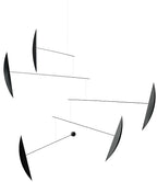 Tango Black Hanging Mobile - 40 Inches - Steel and Plastic - Handmade in Denmark by Flensted