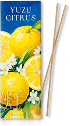 Yuzu Citrus Luxury Japanese Incense Sticks 60sticks Lemon Orange Mndarin Musk Coreless Low Smoke Natural Charcoal Free Non Toxic Aromatherapy Meditation Calming Stress Relief Relaxation Yoga TOMORI