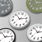 Wall Clock Analog 10 Inch Simple Silent Non Ticking Battery Operated Modern Decorative for Kitchen Office Bedroom Bathroom Living Room(Olive Green)
