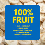 Brothers-ALL-Natural Fruit Crisps, Banana, 0.59 oz (Pack of 24), PP-GRCE13088