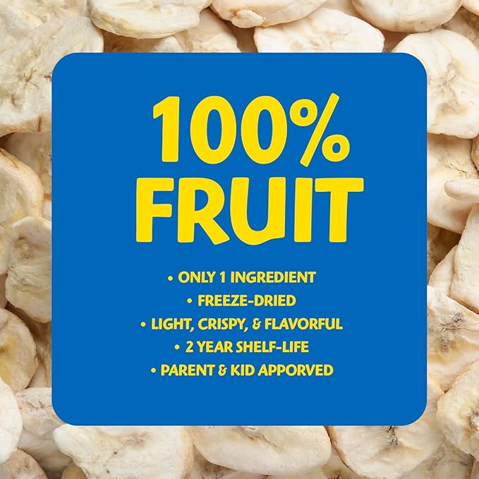 Brothers-ALL-Natural Fruit Crisps, Banana, 0.59 oz (Pack of 24), PP-GRCE13088