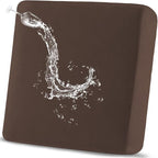 Waterproof Couch Cushion Covers, Stretch Sofa Seat Cover for Sectional Couch, Reversible Furniture Protector Covers for Pets, Washable (Sofa Cushion, Chocolate)