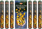 Attracts Money Incense Sticks and Incense Stick Holder Bundle Insence Insense Hem Incense Sticks