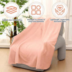 Newwiee 12 Pcs Fleece Throw Blankets Bulk 50'' x 60'' Oeko-tex Standard 100 Certified Spring Outdoor Wedding Guest Blankets Lightweight for Sleepover Donation Lap Pet Sofa Home (Pink Shades)