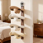 Cowboy Hat Rack for Wall – 2-Piece Western Hat Holder, Rustic Wooden & Metal Wall Mounted Cowboy Hat Organizer, Holds up to 4 Hats, Cowboy Room Decor & Storage Display Rack