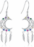 URONE 925 Sterling Silver Earrings Hook Dangle Earrings Jewelry Gifts for Women
