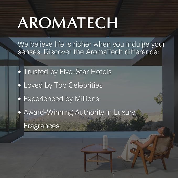 AromaTech Palo Santo & Amber Premium Aroma Oil – Grounding & Inspiring Home Fragrance with Notes of Clary Sage & Lavandin for Scent Diffusers, Cold-Air and UltraSonic Scent Machines (500 mL)