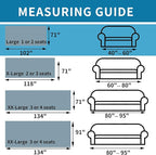 HAOMAIJIA Non Slip Couch Cover Sofa Covers for 2 Cushion Couch Washable sectional Couch Covers for Dogs pet Furniture Protector Couch Cover Blanket for Living Room (Off White, 71"x102")