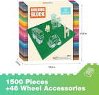 Lekebaby 1546 Pieces Classic Building Blocks Creative Bulk Building Bricks Sets, Compatible with All Major Brands, Educational Toy for Boys Girls 6 Years Old and Up