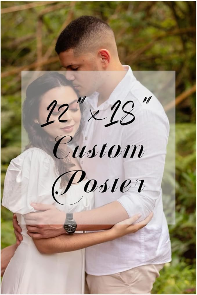 YXIMOX Custom 12" x18" Art Print on Premium Canvas, Personalized with Your Image or Design, Large Wall Decor for Living Room, Office, Bedroom, Custom Canvas Artwork(12"x18",Unframe)