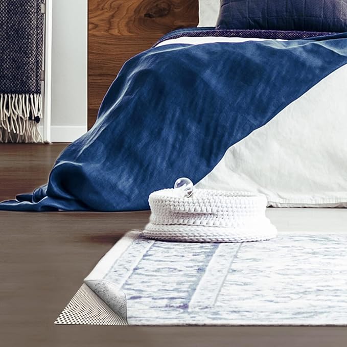 Veken Runner Rug Pad Gripper for Hardwood Floors, Non Slip 2.5x4 Ft Rug Pads for Area Rugs, Thick Rug Grippers for Tile Floors, Under Carpet Anti Skid Mat, Keep Your Rugs Safe and in Place