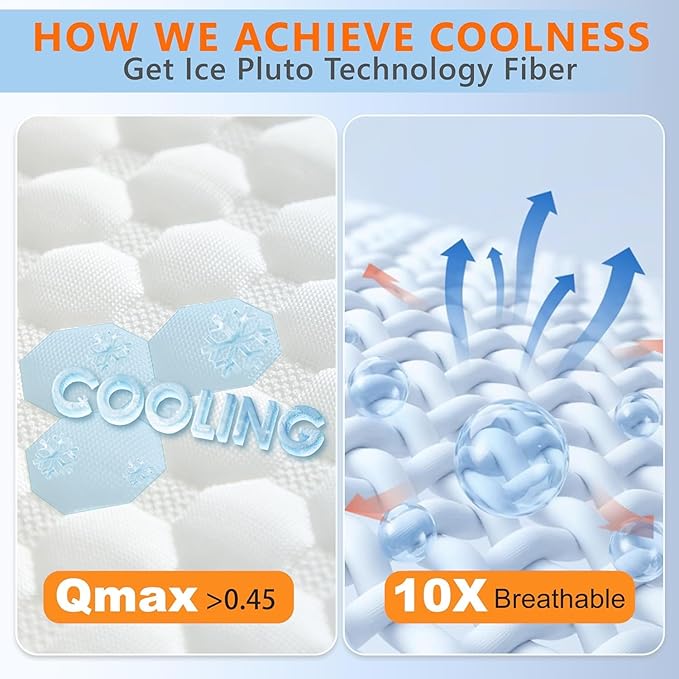 Cooling Memory Foam Pillows Firm and Soft, King Size 1 Pack, Original Adjustable Pillows for Side, Back or Stomach Sleepers with Removable Washable Cover