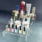 10 PCS acrylic display stand, Acrylic Display Risers, 5 Sizes Clear Product Stand, Jewelry Display Riser Shelf Showcase Fixtures For Collectibles Display, Toy Figure Display