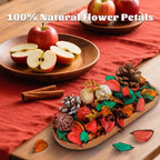 STRN Potpourri Bowl Filler – Cinnamon & Apple Scented Dried Flower Bags, Bowl Vase Filler, Decorative Potpourri for Vase or Bathroom – Long-Lasting Fresh Aroma Gift for Home Decor