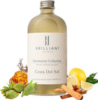 Brilliant Scents - Costa Del Sol | Destination Series | Cardamon, Iris, Lemon Peel - Fragrance Oil - 120ml