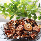 Qingbei Rina Potpourri Bags,Orange Scented Potpourri Dried Flowers, Decorative Bowl Vase Filler,Home Fragrance, Bathroom Decor,8.4oz(Citrus)