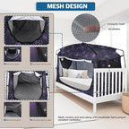 Bed Tent,Portable Privacy Sleeping Bed Canopy,Blackout 90% Drapes for Kids and Adult,Indoor Space Tent with Breathable Large Mesh Windows