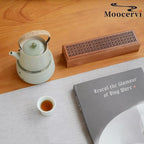 Incense Holder Burner,Coffin Incense Storage Box Holder for Sticks, Wooden Incense-Stick Holder & Ash Catcher for Meditation/Yoga Room/Bedroom/studyroom/Office (Incense Holder with Storage)