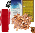 Holy Land Market Comfort/Holding Cross Also Known as Palm or Hand Cross With Velvet Bag And Two Certificates (4 Inches) (100)