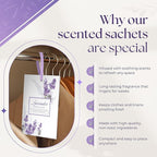 15 Pack Lavender Sachets for Drawers and Closets, Scented Sachets for Drawers, Closet Freshener Sachet for Drawers to Refresh Any Space, Lavender Sachet Bags, Scented Drawer Fresheners for Dresser