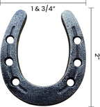 Carver's Olde Iron Mini Zinc Horseshoes Set, 2" x 1 3/4" for Decoration and Crafts (50)