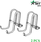 AMT 2 Pack 5 Inch Acrylic Plate Stands for Display Plate Holder Display Stand + Frame Holder Stand for Picture, Decorative Plate, Book, Photo Easel