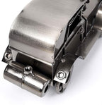 Metal Antique Vintage Car Model QBOSO Handcrafted Collections Collectible Vehicle Toys for Bar or Home Decor Decoration Great Birthday Gift (Black-Silver, Large