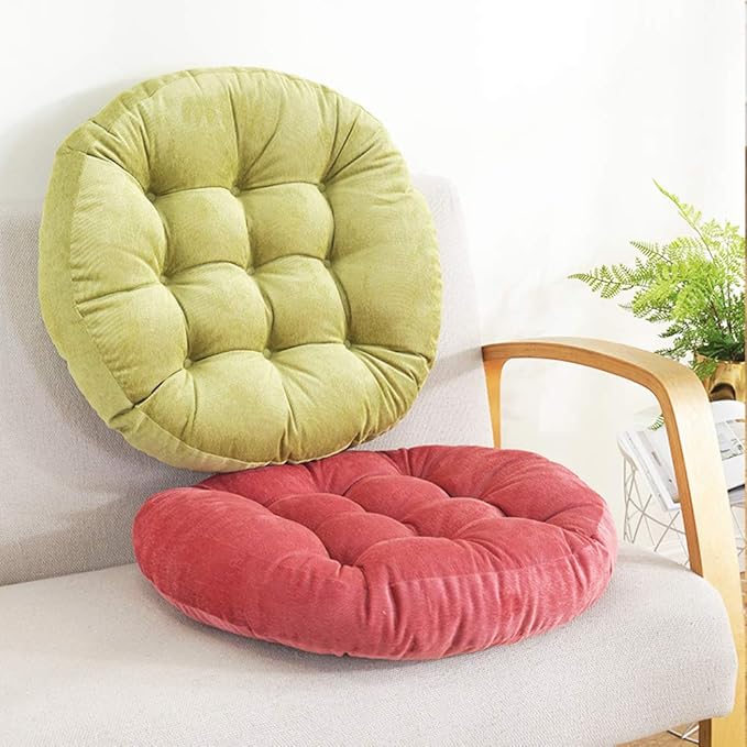Tiita Outdoor Cushions Square Floor Pillow Thicken Tufted Seat Pad Large Floor Cushion for Yoga Meditation Living Room